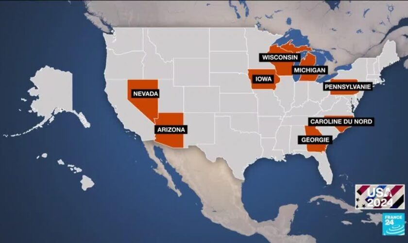 Présidentielle américaine : les Swing States, qu'est-ce que c'est ?