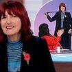 Janet Street-Porter throws walking stick across Loose Women studio as she makes explosive return to show after hip replacement surgery - admitting she 'lost all her dignity' during gruelling recovery