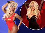 Beyoncé, 43, transforms into Pamela Anderson as she slips into her iconic red Baywatch swimsuit and plunging Barb Wire corset in Halloween snaps