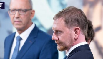 In Phase der Sondierungen: Kretschmer trifft sächsischen AfD-Chef Urban