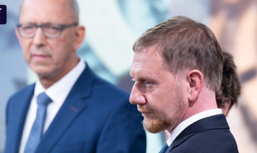 In Phase der Sondierungen: Kretschmer trifft sächsischen AfD-Chef Urban