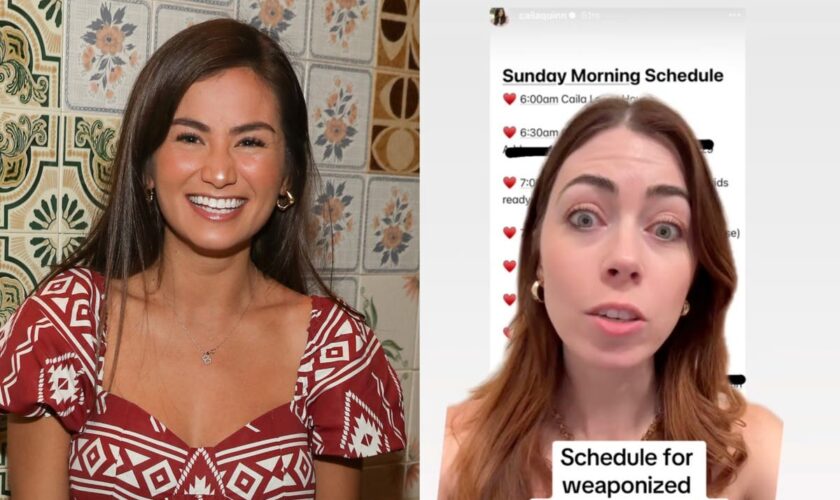 Former Bachelor contestant sparks debate over ‘Sunday morning schedule’ she made for her husband