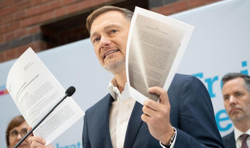 FDP-Finanzminister: Lindners Rede in voller Länge: "Damit hätte ich meinen Amtseid verletzt"