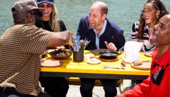 Prince William met by protestors and excited crowds as he ends tour of Cape Town