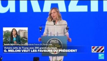 Réélection de Donald Trump : Giorgia Meloni veut les faveurs du président