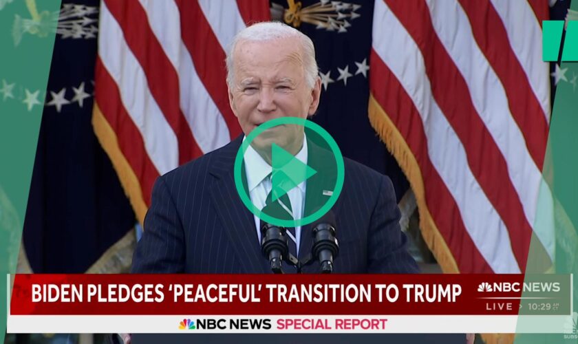 Donald Trump de nouveau élu président, Joe Biden promet une transition « pacifique » et joue l’optimisme