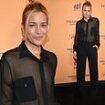 Yellowstone star Piper Perabo goes braless under sheer blouse at NY premiere for show's final chapter