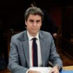 Le chef de file des députés Ensemble pour la République et ex-Premier ministre Gabriel Attal auditionné au Sénat le 8 novembre 2024, à Paris.