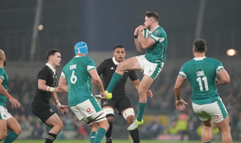 Ireland v New Zealand LIVE rugby: Latest score and updates with hosts out for revenge against All Blacks