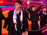 Big Brother contestant waves pro-Palestine scarf as he is evicted from ITV reality show - after broadcaster edited previous episodes to remove references to Gaza