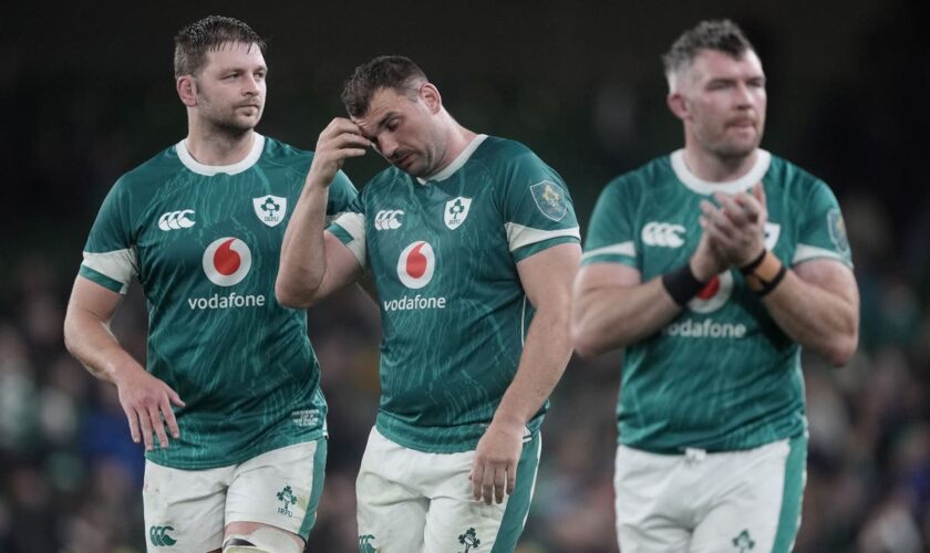 Andy Farrell admits Irish mood ‘sombre’ after New Zealand inflict rare home loss