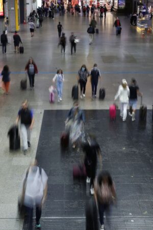 General view of the Sao Paulo International Airport as Brazilian pilots and flight attendants do a partial strike demanding better pay and working conditions amid high inflation, in Guarulhos, Brazil, December 19, 2022. REUTERS/Carla Carniel