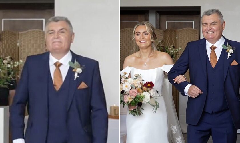 Father of the bride forgets his own daughter in wedding-day ‘fumble’