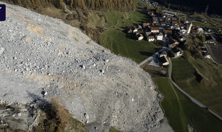 Erdrutschgefahr: Schweizer Dorf Brienz bereitet abermals Räumung vor