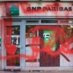 Des militants manifestent à Lille contre le rôle de BNP Paribas dans la guerre d’Israël