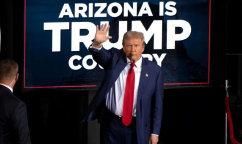 Donald Trump im September im Wahlkampf in Arizona