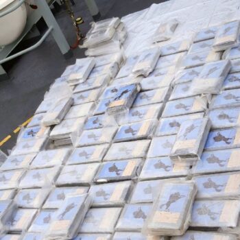 Four men arrested after 400kg cocaine haul found on fishing boat