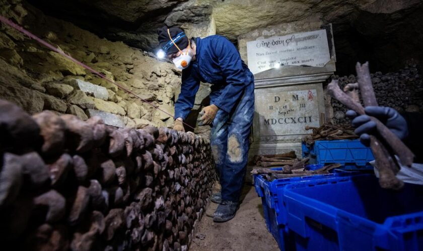 Les os des catacombes racontent mille ans de trépas à Paris