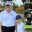 Trump spends time golfing with grandkids near Mar-a-Lago after landslide election victory