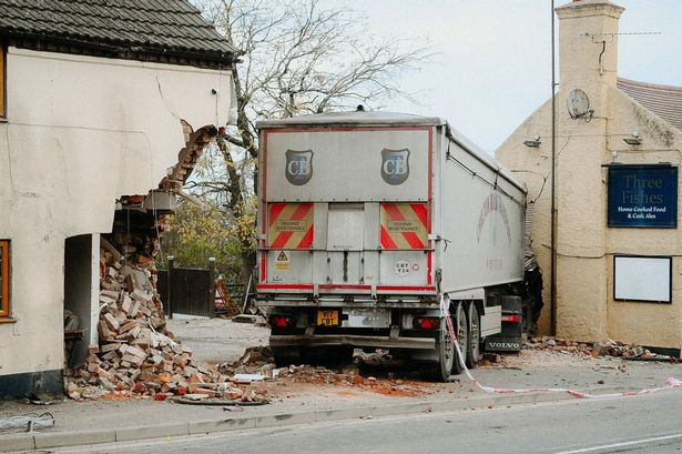 Shrewsbury pub crash: Landlord's miracle escape as lorry ploughs straight through boozer