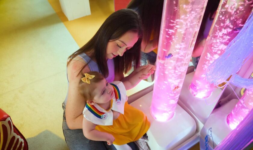 Llana Mills with her daughter Rayne