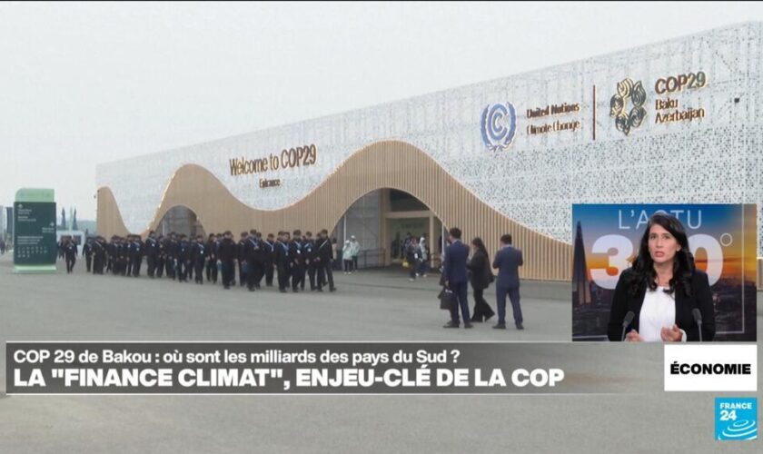 La finance climat, enjeu-clé des négociations à la COP29 de Bakou