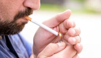 Man smoking pic: iStock