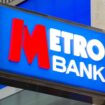 A Metro Bank sign hangs above a branch window, Central London. PRESS ASSOCIATION Photo. Picture date: Saturday February 14, 2015. See PA story  . Photo credit should read: Laura Lean/PA Wire