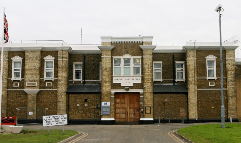 File photo dated 28/11/07 of the entrance to HMP Rochester in Rochester, Kent. Inmates blocked gaps under their cell doors with cardboard and towels to stave off a rat infestation at the failing prison put into special measures by a watchdog, a report has said. Issue date: Tuesday November 12, 2024.