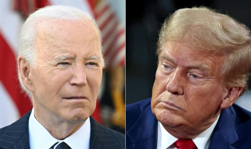 Joe Biden empfängt Donald Trump im Weißen Haus