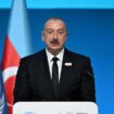 Le président azerbaïdjanais Ilham Aliev prononce un discours lors de la COP29, le 12 novembre 2024 à Bakou.