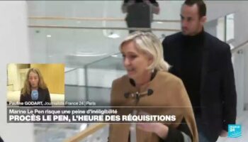 Détournement de fonds : Marine Le Pen risque une peine d'inéligibilité