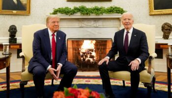 Biden welcomes Trump at White House - for meeting president was never offered