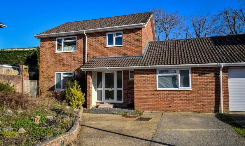 The Skripal house on Christie Miller Road, Salisbury, Wiltshire, three years after a chemical weapons attack in the city killed one and left others seriously ill. Picture date: Friday February 26, 2021.