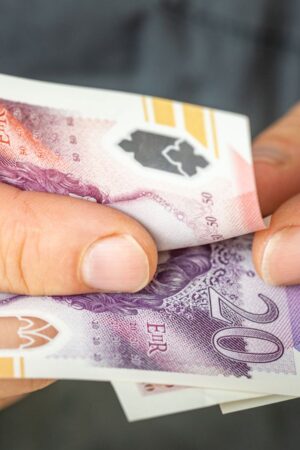 A file picture of someone counting money. Pic: iStock