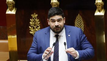 Le député Guillaume Kasbarian à l'Assemblée nationale, à Paris le 13 mars 2023