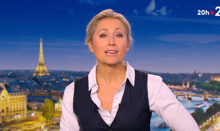 Anne-Sophie Lapix n’a pas pu retenir son fou rire sur France 2 en faisant cette transition au JT