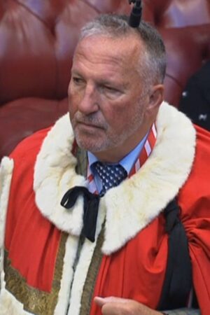 Former England cricketer Ian Botham takes up his seat in the House of Lords as Baron Botham of Ravensworth.