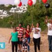 Family of young man stabbed to death by two 12-year-olds release balloons on emotional anniversary