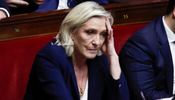 Marine Le Pen, à l'Assemblée Nationale, le 31 octobre 2024