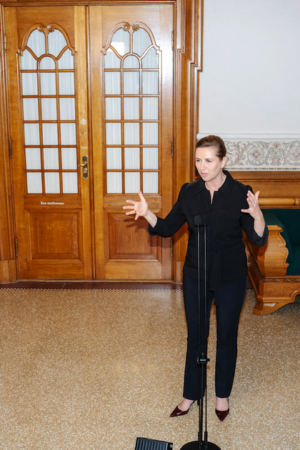 Au Parlement danois, un tableau pour symboliser l’importance des femmes en politique