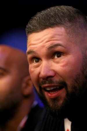 Tony Bellew confirms clash at Paul v Tyson press conference: ‘It’s not talk, it’s a promise’