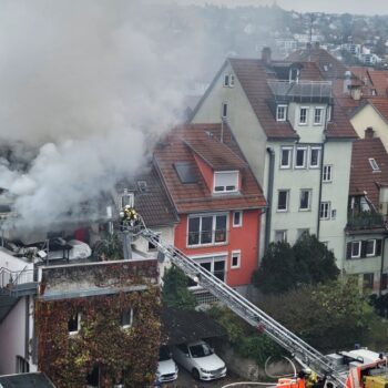 Brand in Esslinger Wohnhaus – zwei Tote