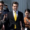 Le représentant Matt Gaetz, élu de la Floride, le 2 octobre 2023 à Washington