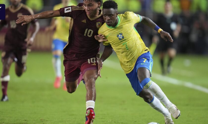 WM-Qualifikation: Brasilien spielt nur 1:1 in Venezuela