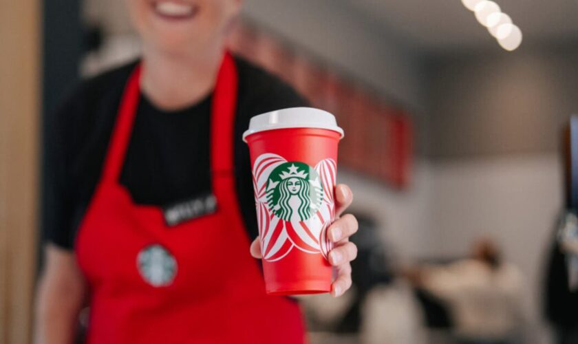 How to get a free Starbucks reusable red cup today