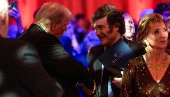 Mar-a-Lago: Trump feiert Gala mit Argentiniens rechtem Präsidenten Milei