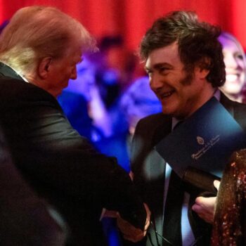 Mar-a-Lago: Trump feiert Gala mit Argentiniens rechtem Präsidenten Milei