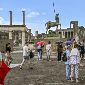 Massentourismus: Pompeji begrenzt Besucherzahl auf 20.000 Menschen am Tag