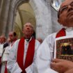 Priest stabbed in the face during Mass as religion-based hate crime is on the rise worldwide